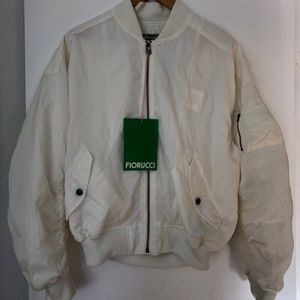 Fiorucci white bomber jacket